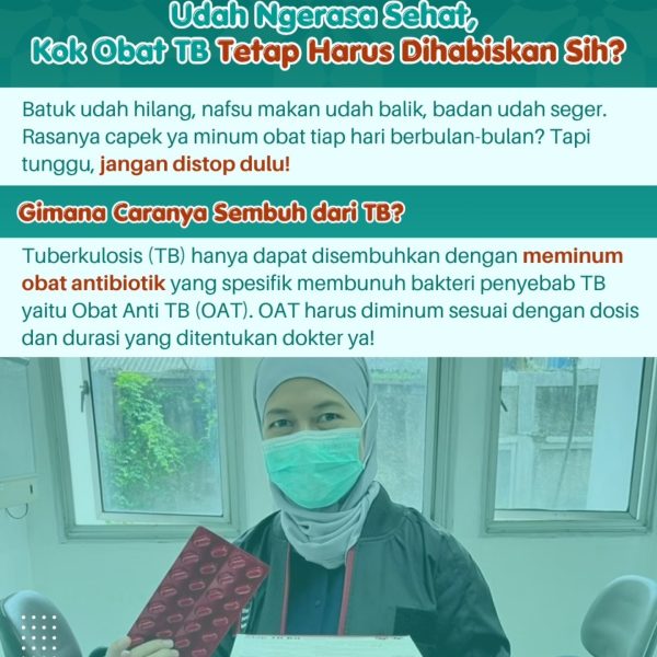 Obat TB harus tetap dihabiskan ya !