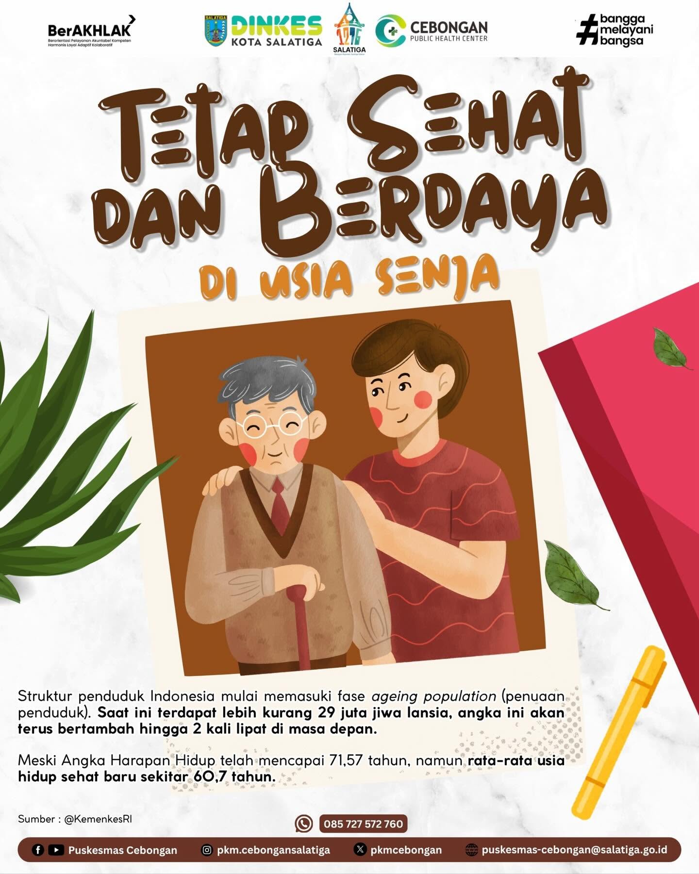 Tetap Sehat dan Berdaya di Usia Senja