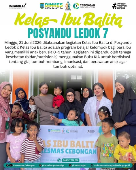 Kelas Ibu Balita di Posyandu Ledok 7