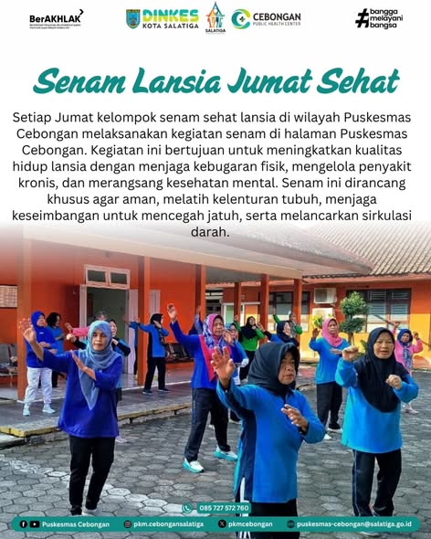 Senam Lansia Jumat Sehat