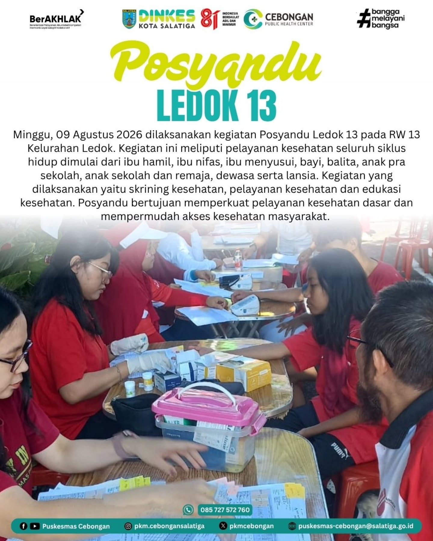 Pendampingan Posyandu Ledok 13