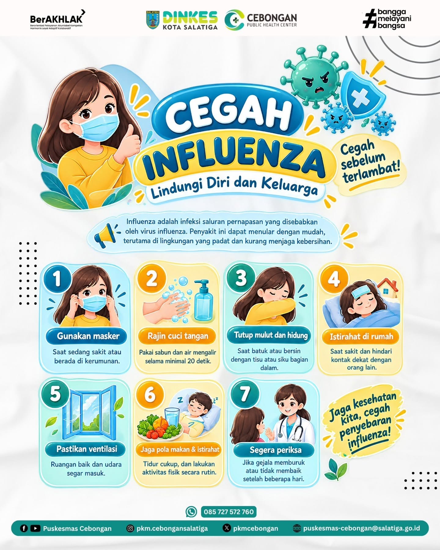 cegah influenza dengan langkah sederhana